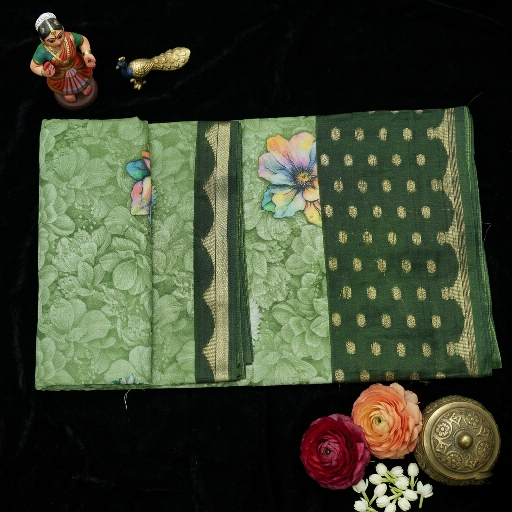 Georgette Silk Saree - Image 5