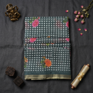 Linen Fancy Saree