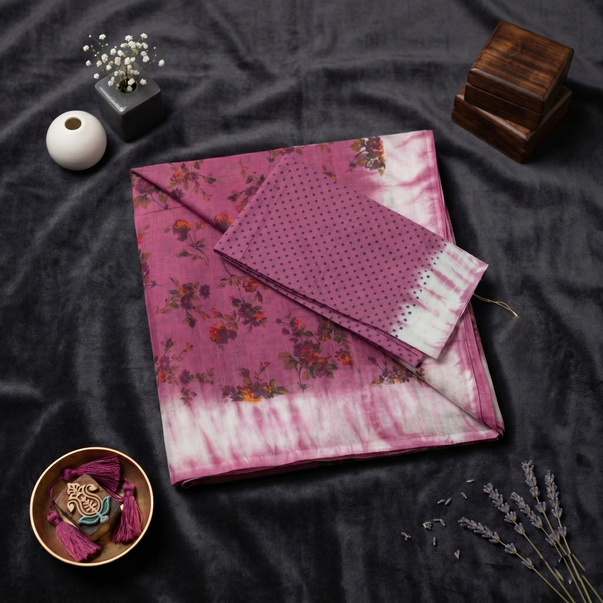 Kota Cotton Saree - Image 3