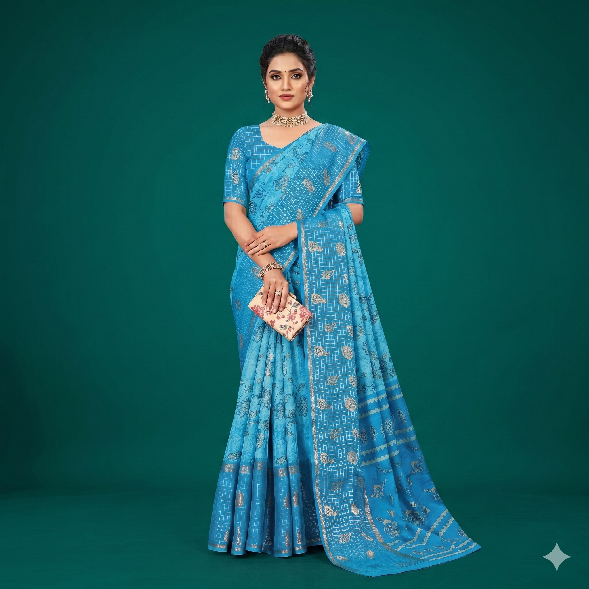 Crepe Silk Saree - Image 2