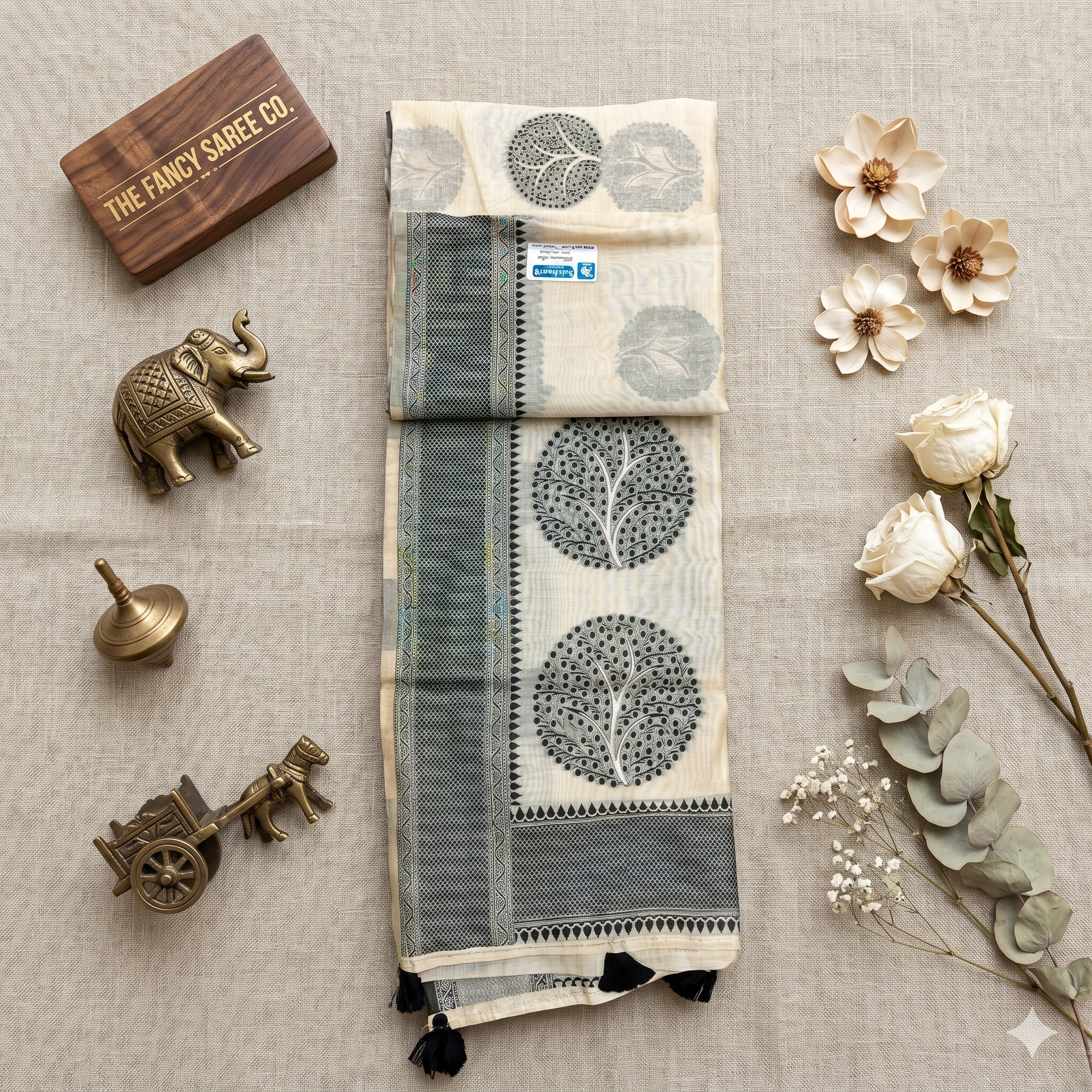 CHANDERI FANCY SAREE - Image 6