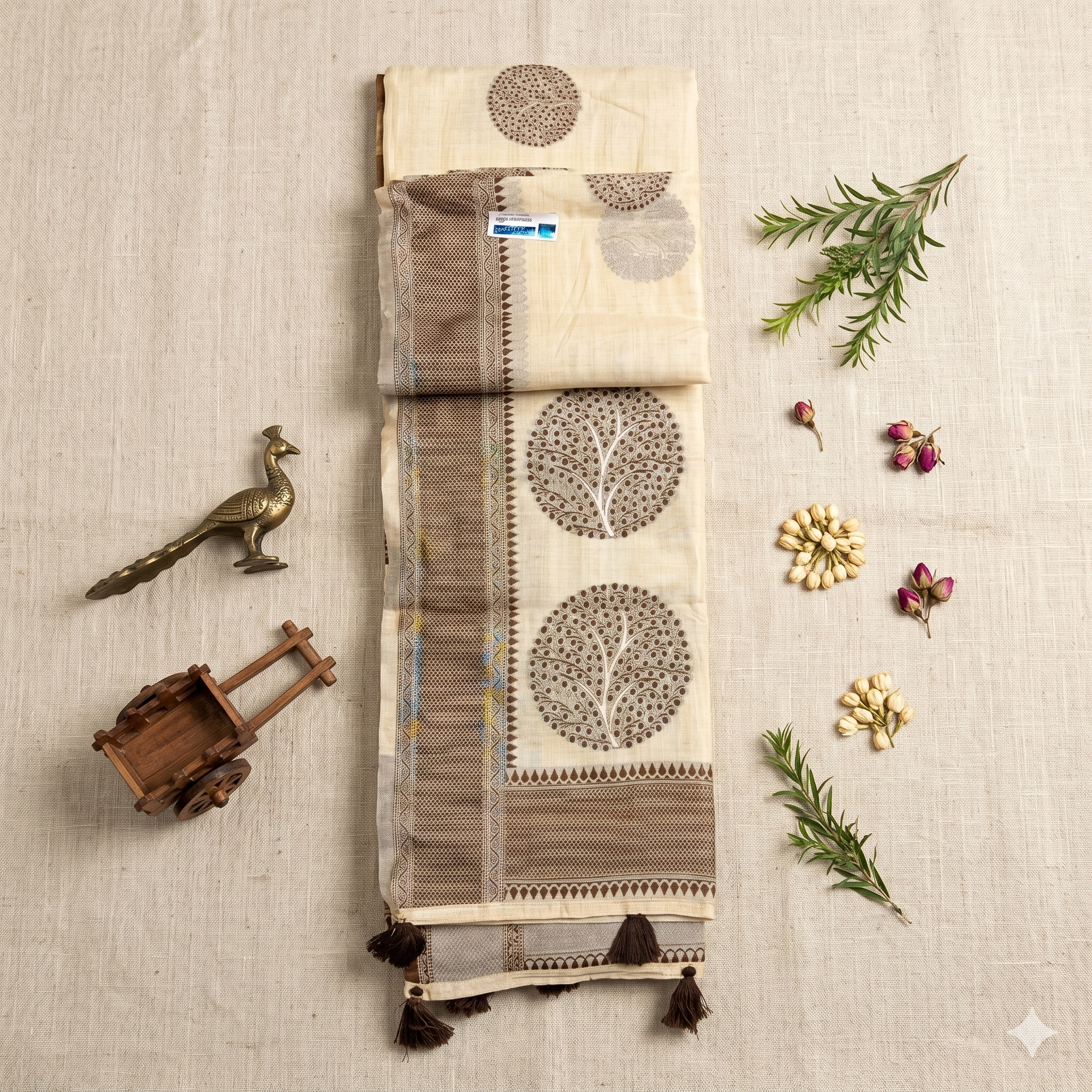 CHANDERI FANCY SAREE - Image 5