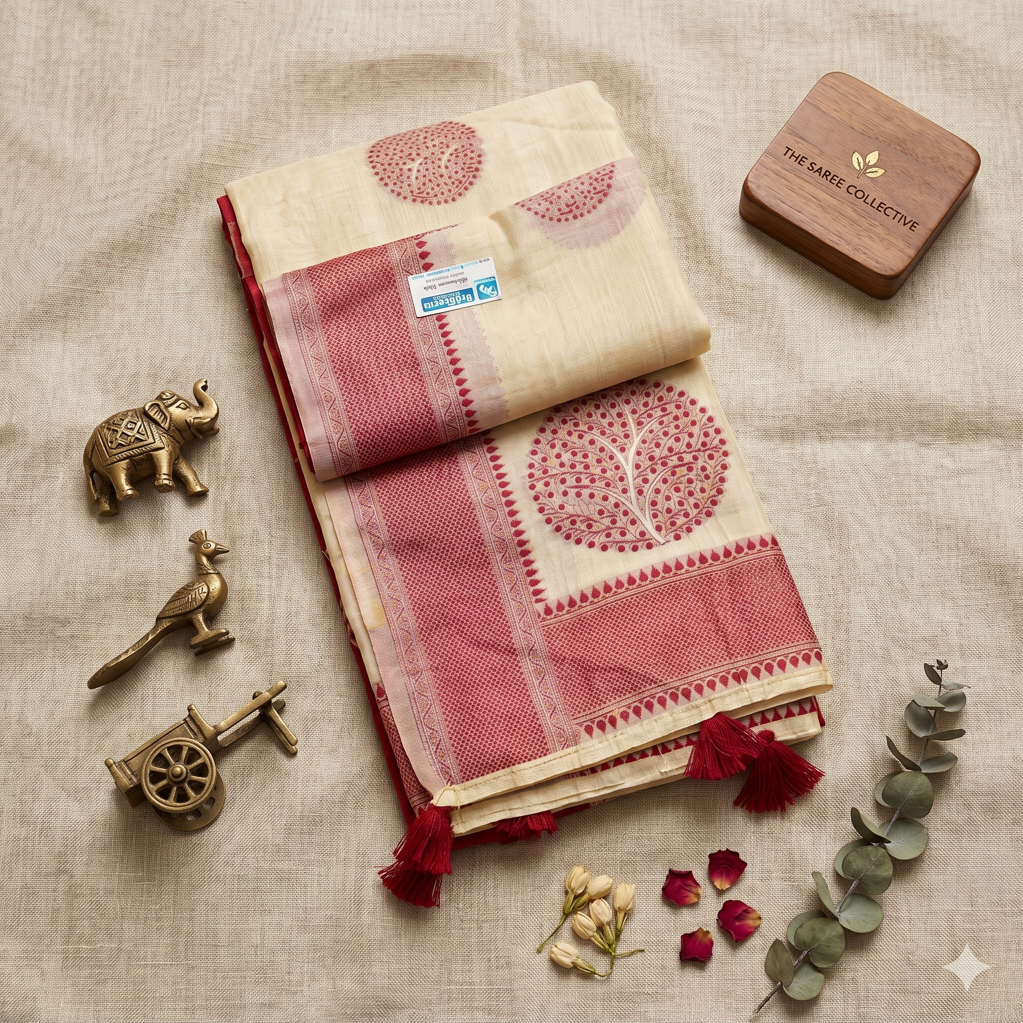 CHANDERI FANCY SAREE - Image 4