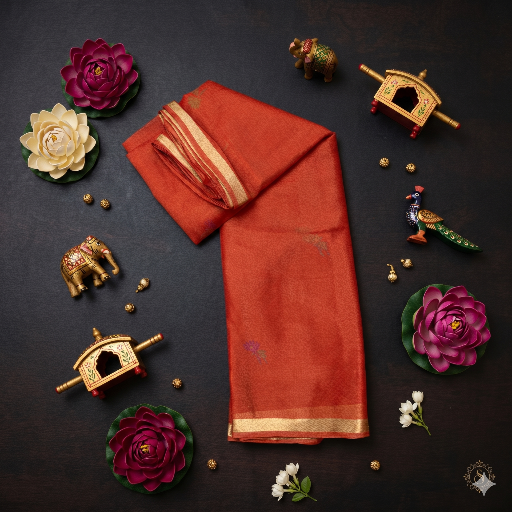 CHIFFON SILK SAREE - Image 5