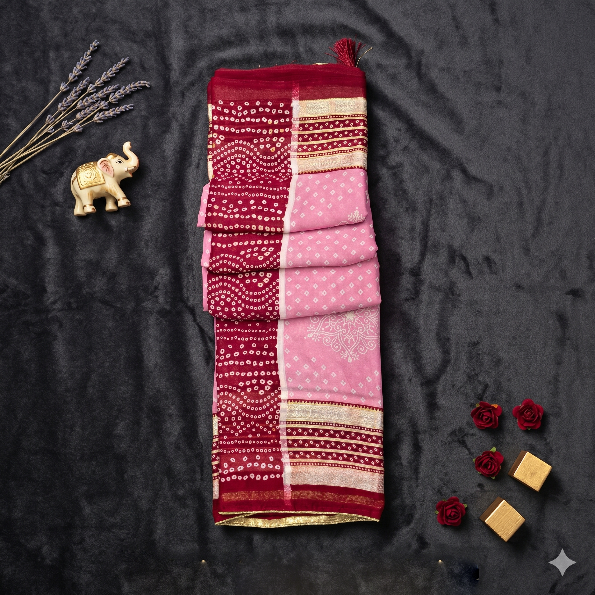 GEORGETTE SILK SAREE - Image 3