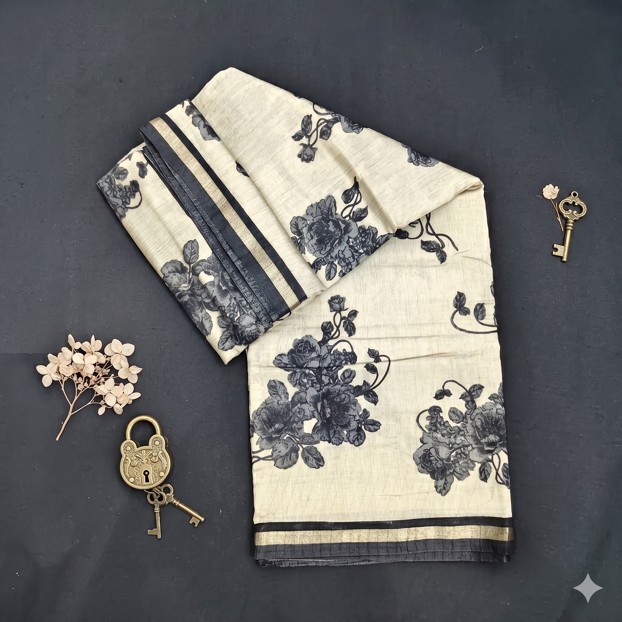 JUTE SILK SAREE - Image 2