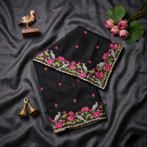 DOLA SILK THREAD WORK SAREE
