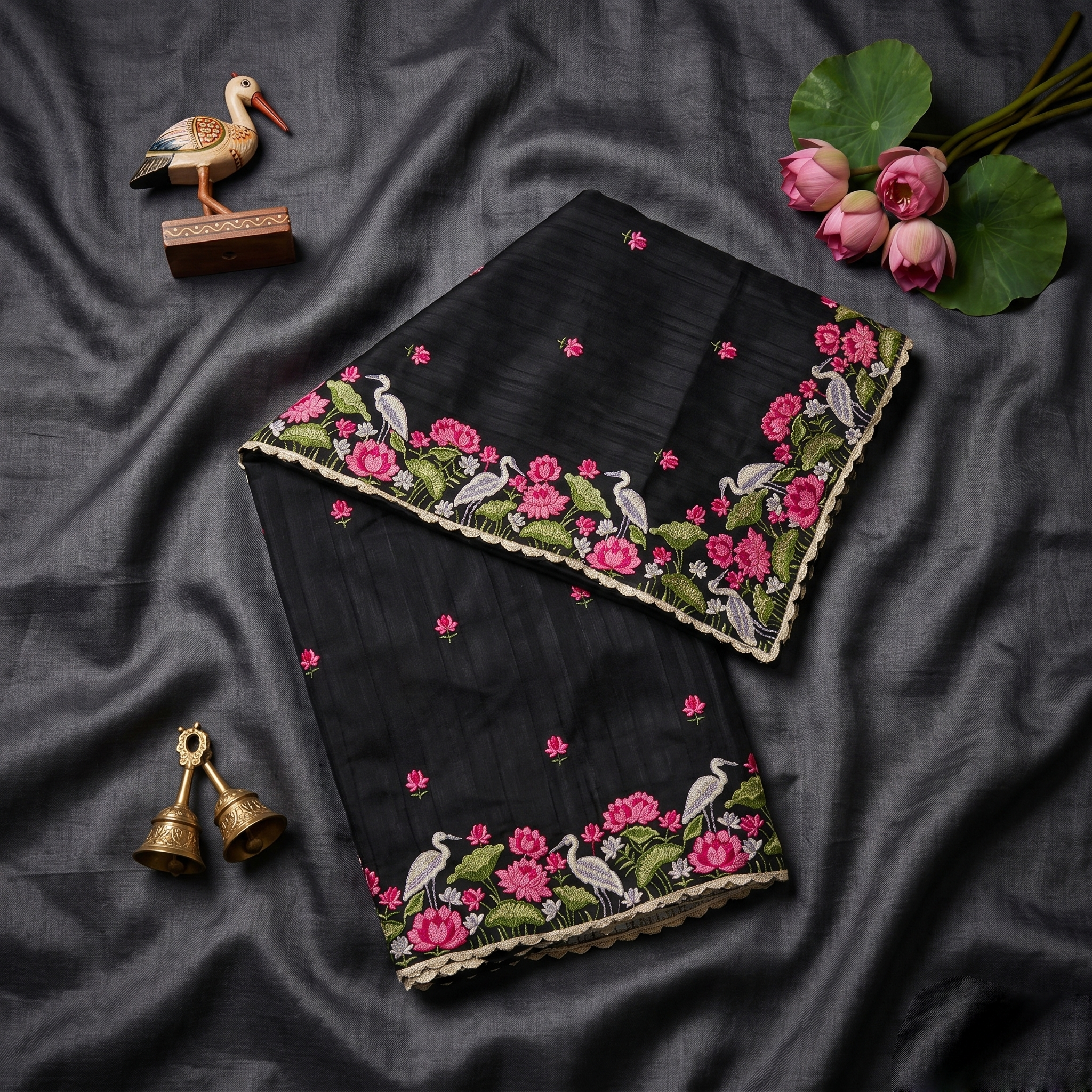 DOLA SILK THREAD WORK SAREE