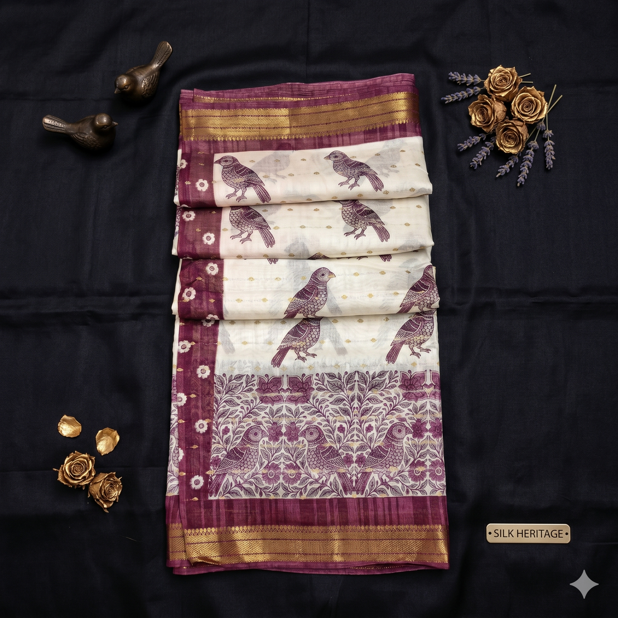 TISSUE SILK SAREE - Image 2