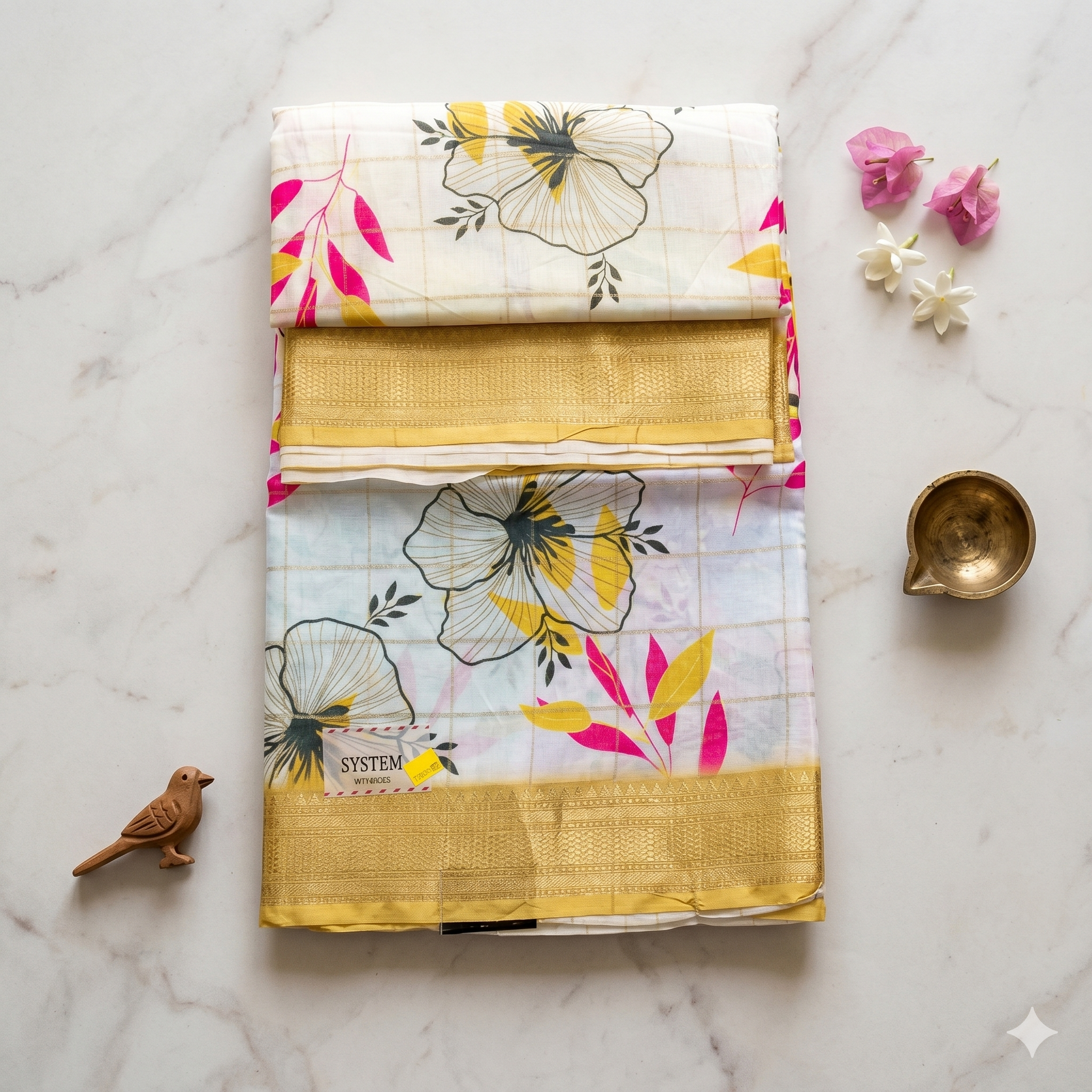 TISSUE SILK SAREE - Image 3