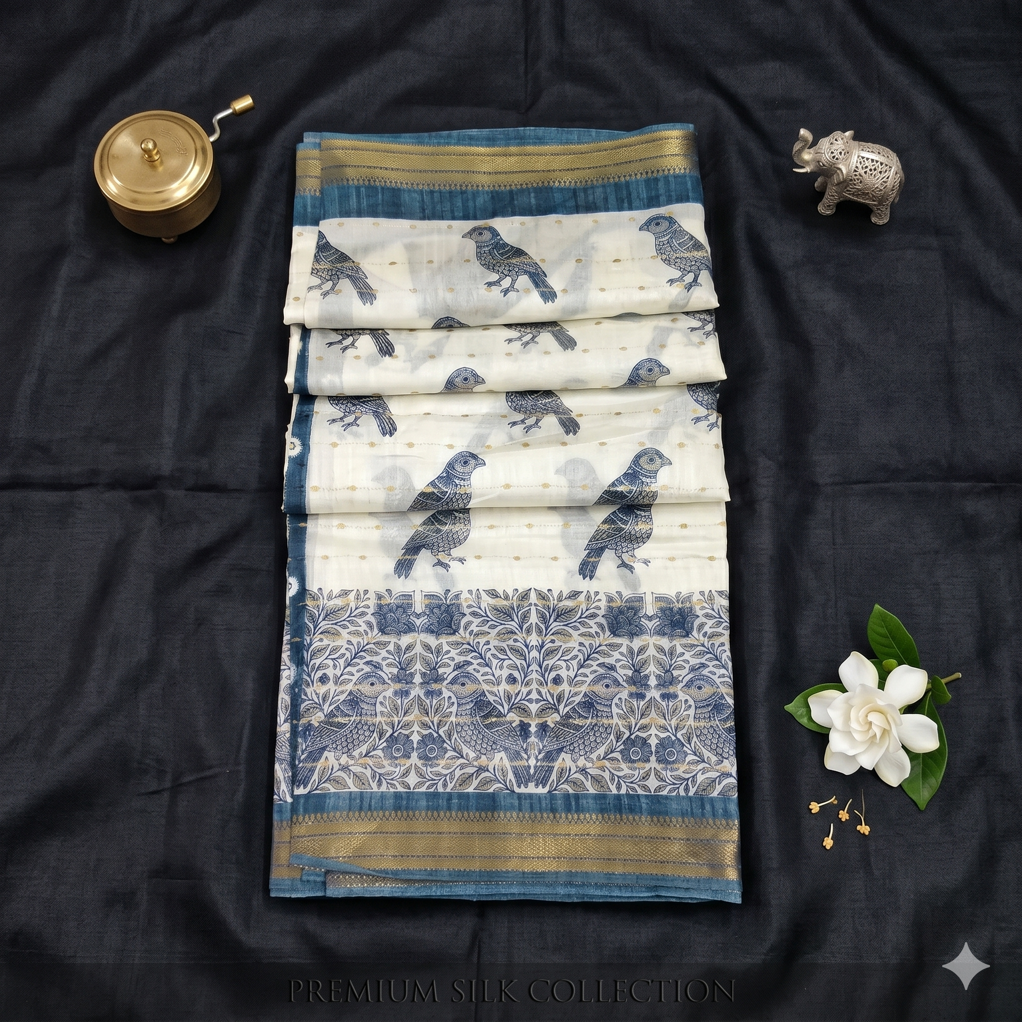 TISSUE SILK SAREE - Image 3