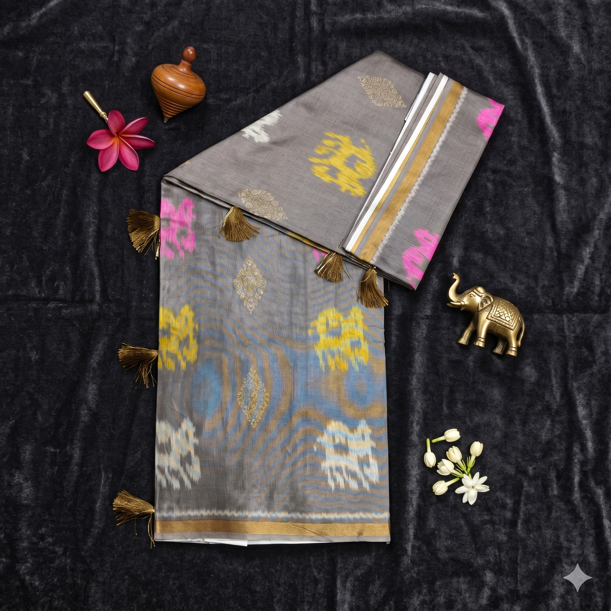 TISSUE FANCY SAREE - Image 3