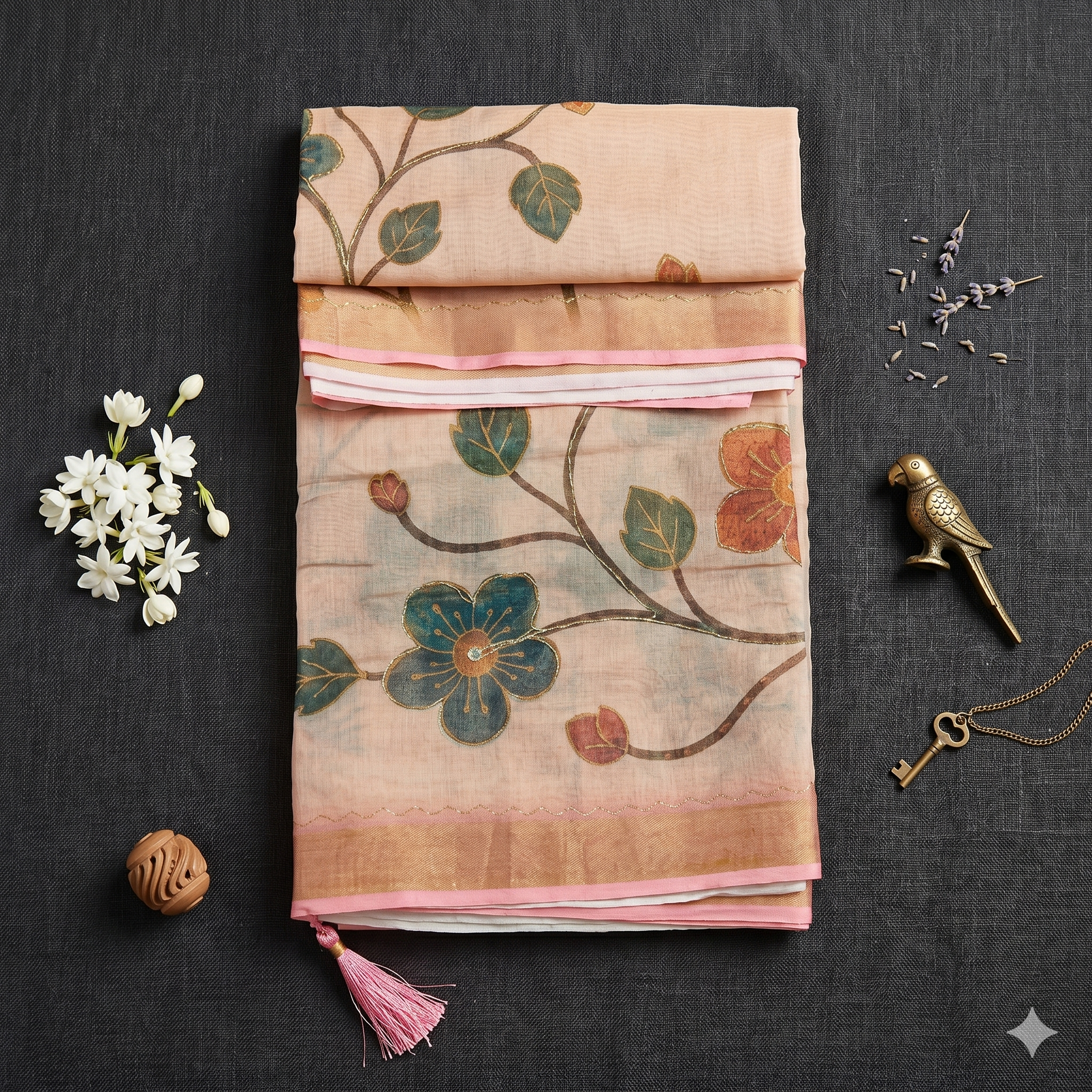 TISSUE FANCY SAREE - Image 3