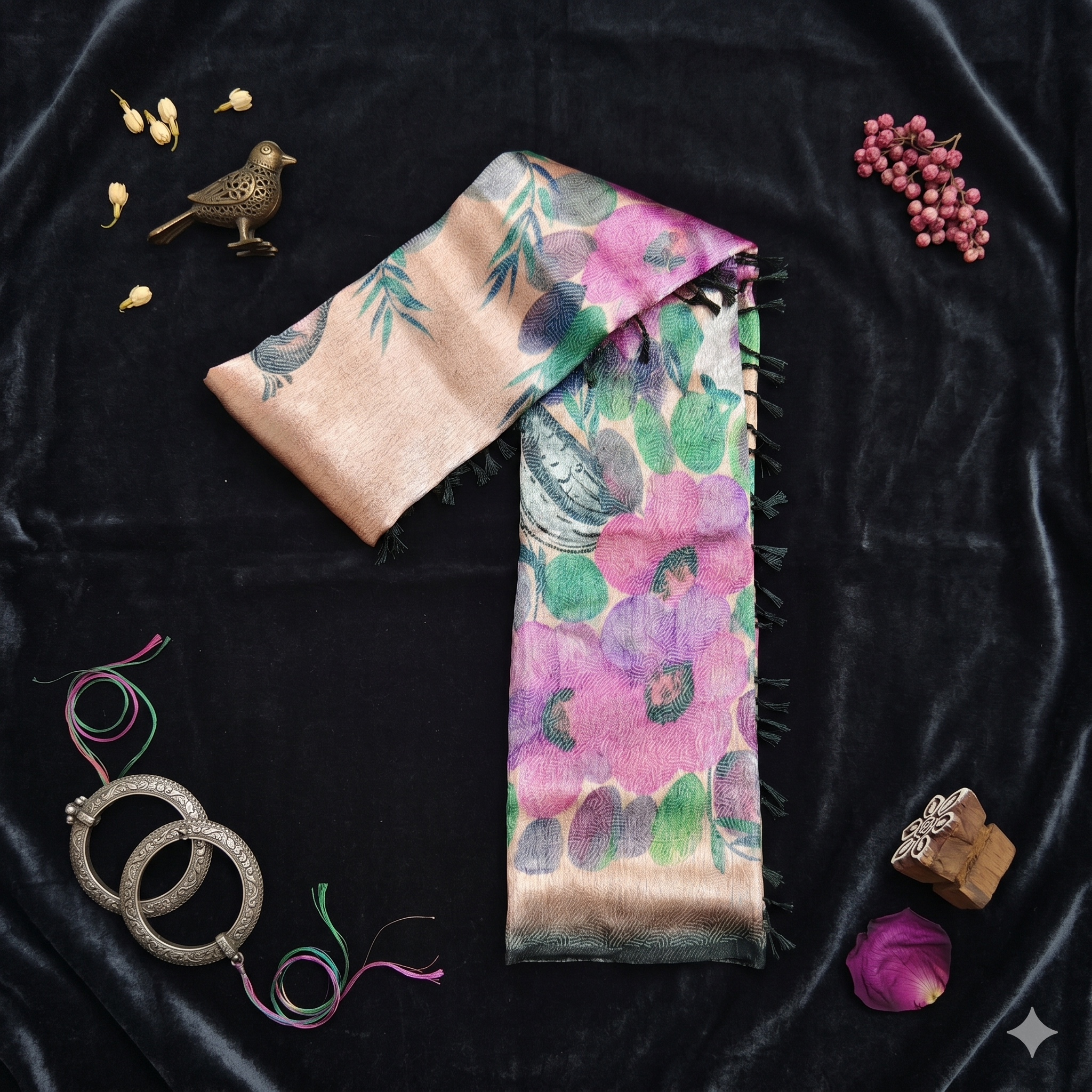 TISSUE FANCY SAREE - Image 3